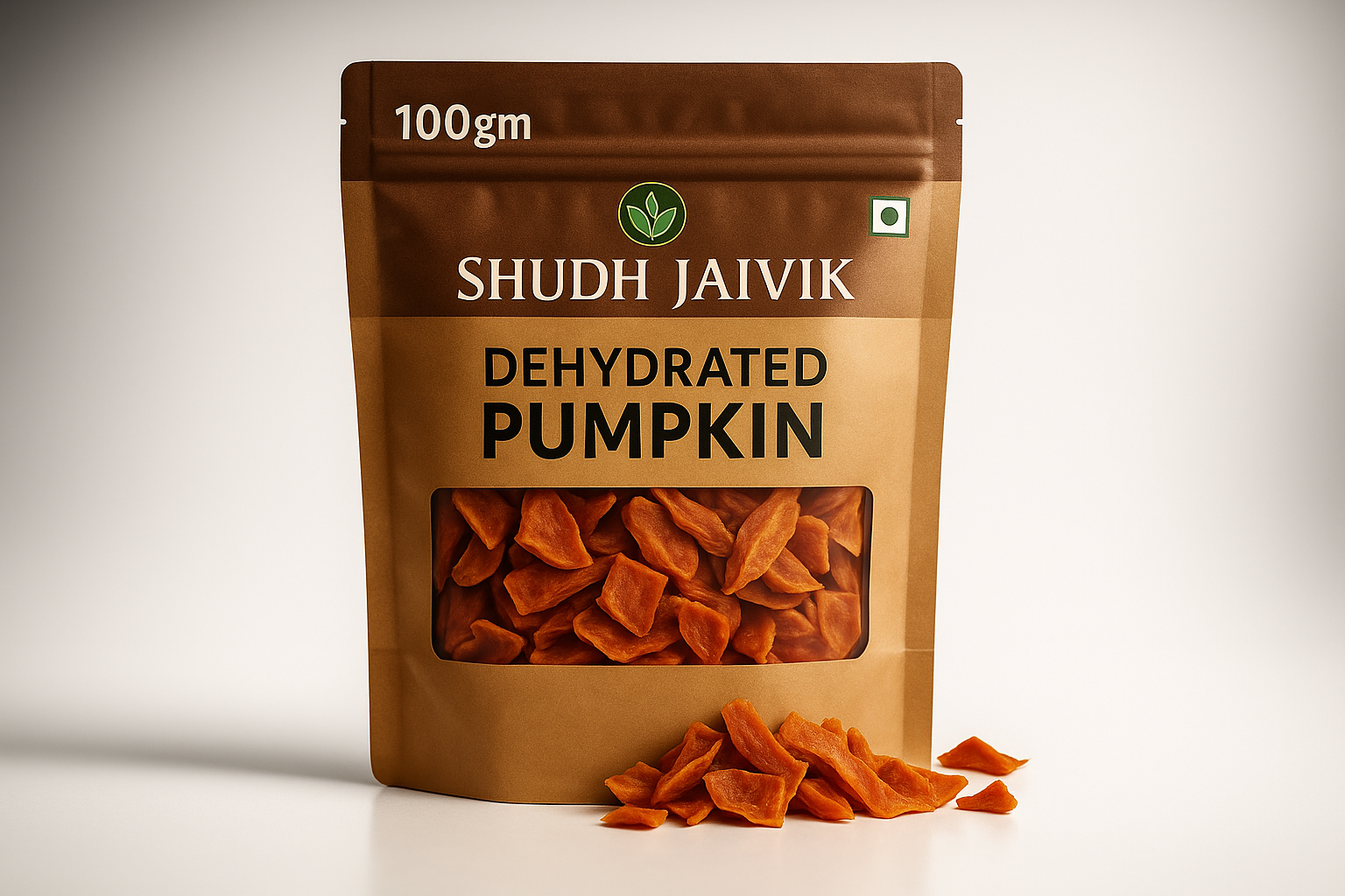 Dehydrated Pumpkin with 100gm label