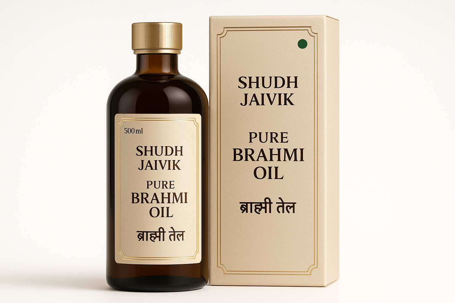Premium Shudh Jaivik Brahmi Oil Product Photo