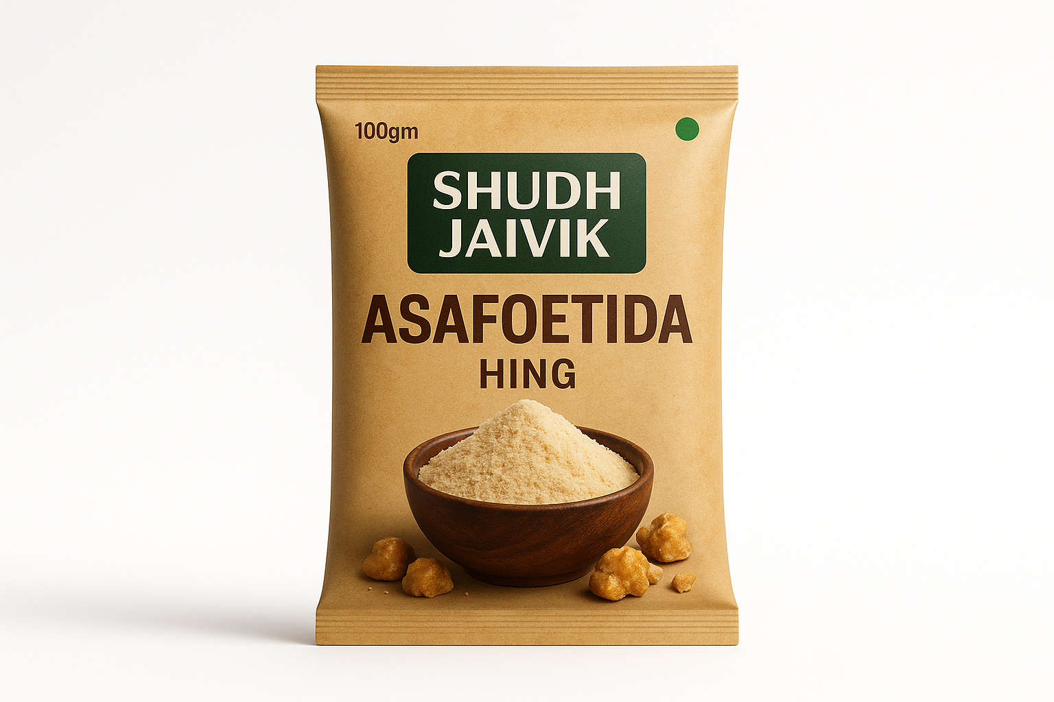 Shudh Jaivik Asafoetida (Hing) - Front View
