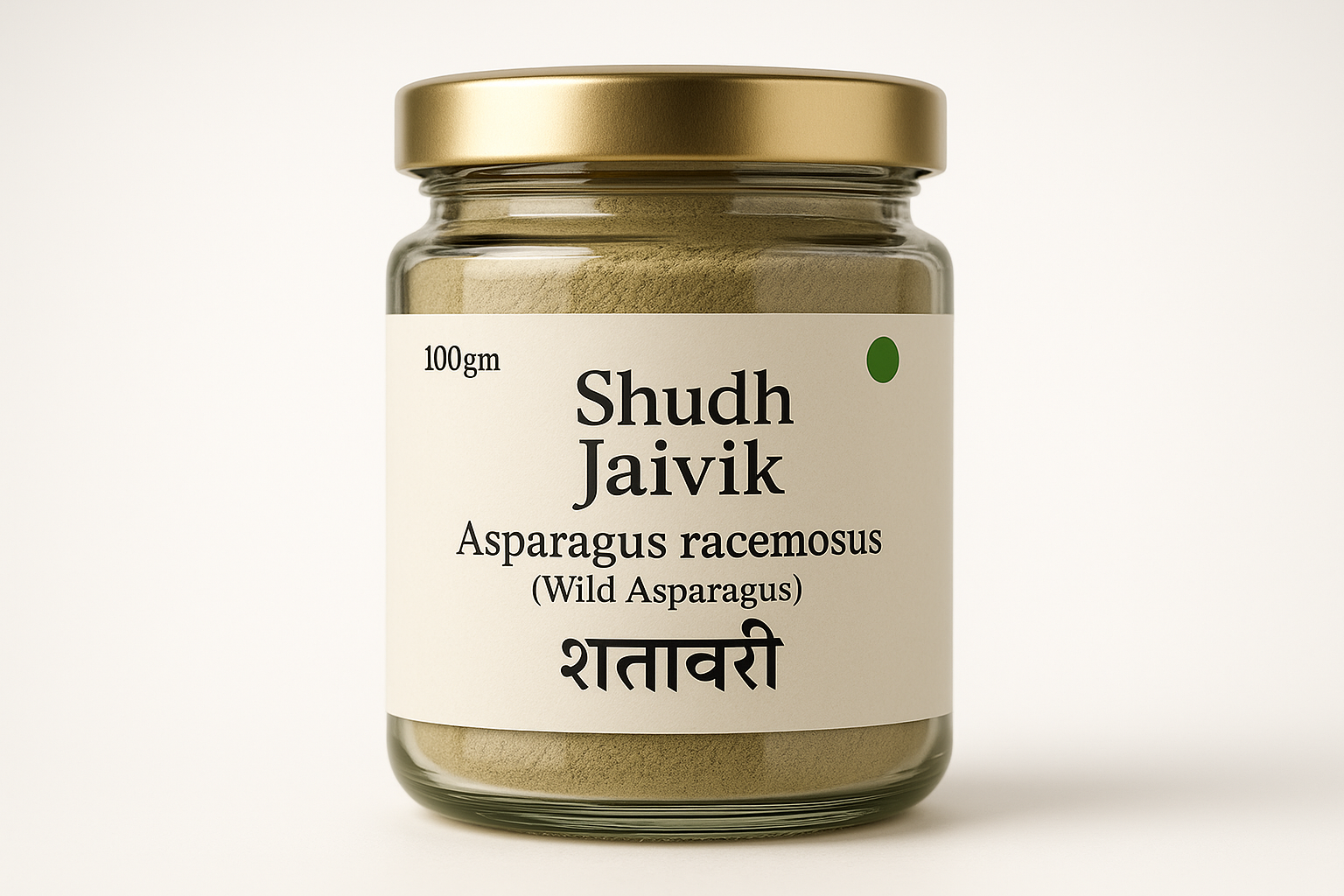 Shudh Jaivik Asparagus racemosus Premium Glass Jar