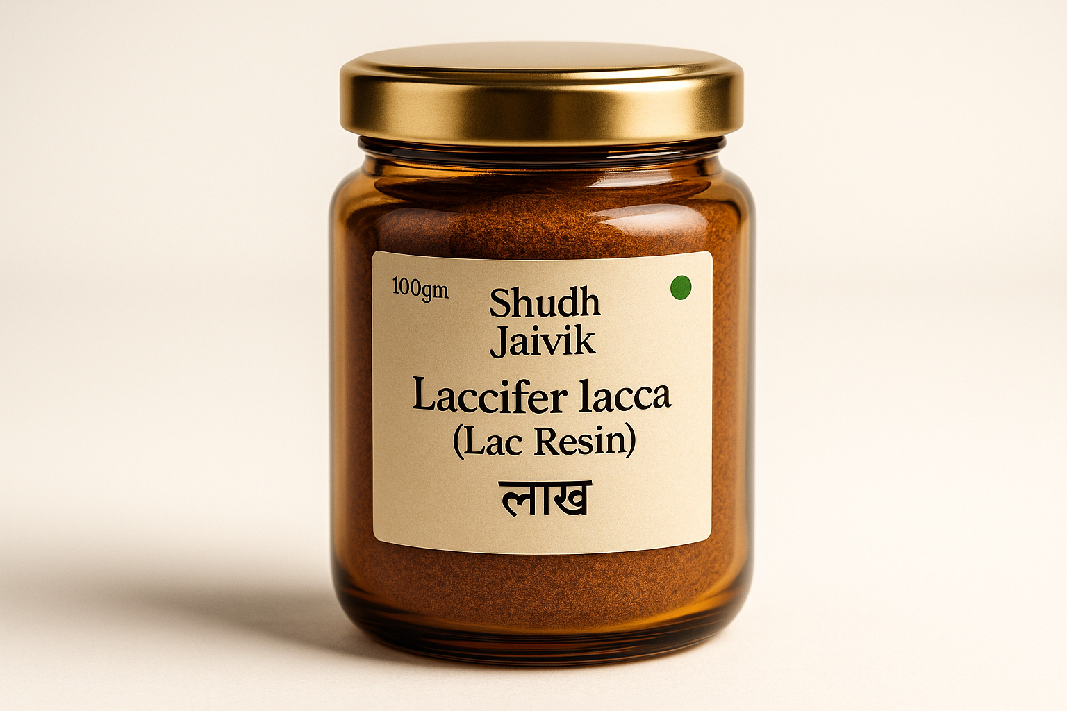Shudh Jaivik Laccifer lacca Premium Glass Jar