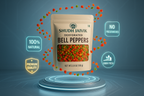 3D Model of Dehydrated Bell Peppers