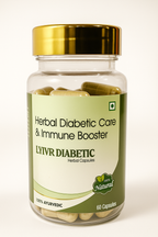 LYIVR DIABETIC - Herbal Diabetic Care & Immune Booster Capsules (60 Capsules) Jar