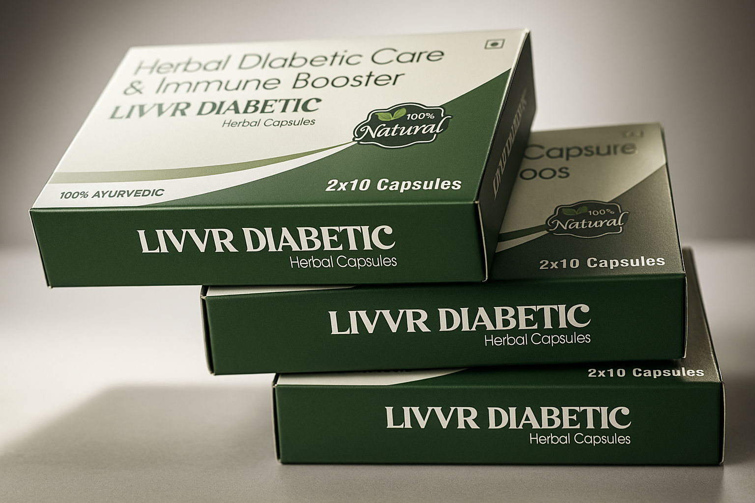 LYIVR DIABETIC - Herbal Diabetic Care & Immune Booster 60 Capsules - ALU ALU blister packing