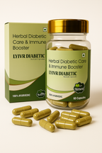 LYIVR DIABETIC - Herbal Diabetic Care & Immune Booster Capsules (60 Capsules) Jar
