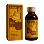 KLEDIA Herbal Cough Syrup - Fast Acting Relief with Ginger, Tulsi & Honey (100ml)