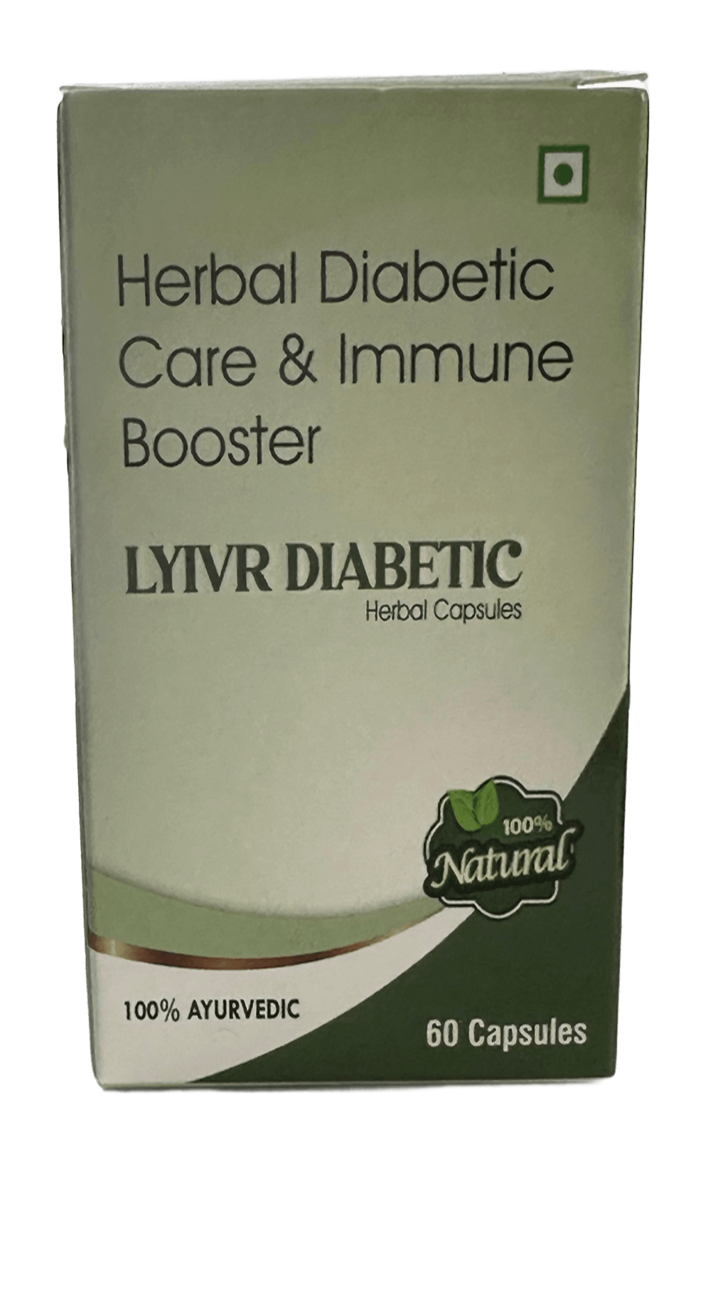 LYIVR DIABETIC - Herbal Diabetic Care & Immune Booster Capsules (60 Capsules) Jar