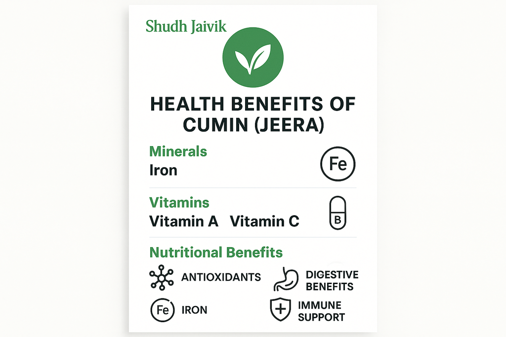 Cumin Health Benefits Infographic