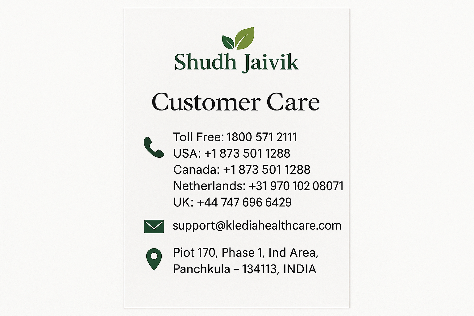 Customer Care Contact