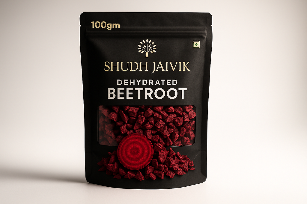 Dehydrated Beetroot with 100gm label