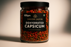 Dehydrated Capsicum with 100gm label