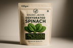 Dehydrated Spinach with 100gm label