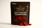 Dehydrated Tomatoes with 100gm label