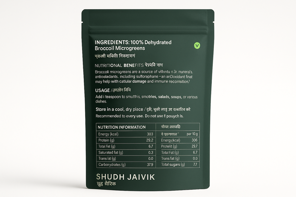 Back Label - Ingredients
