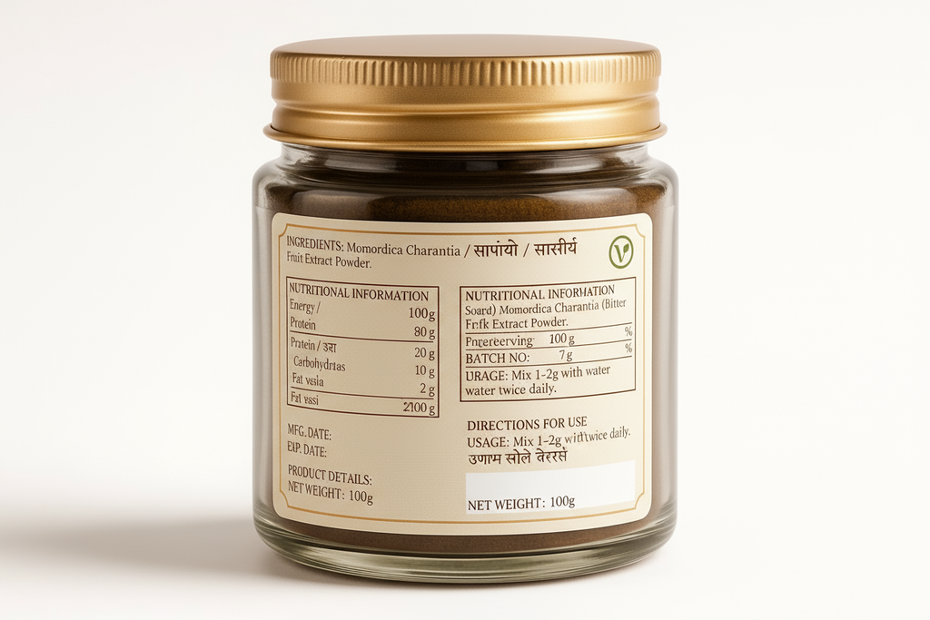 Back Label - Ingredients