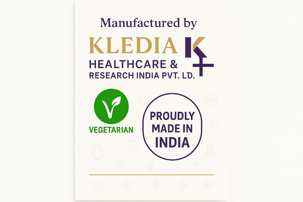 Manufactured by KLEDIA Healthcare