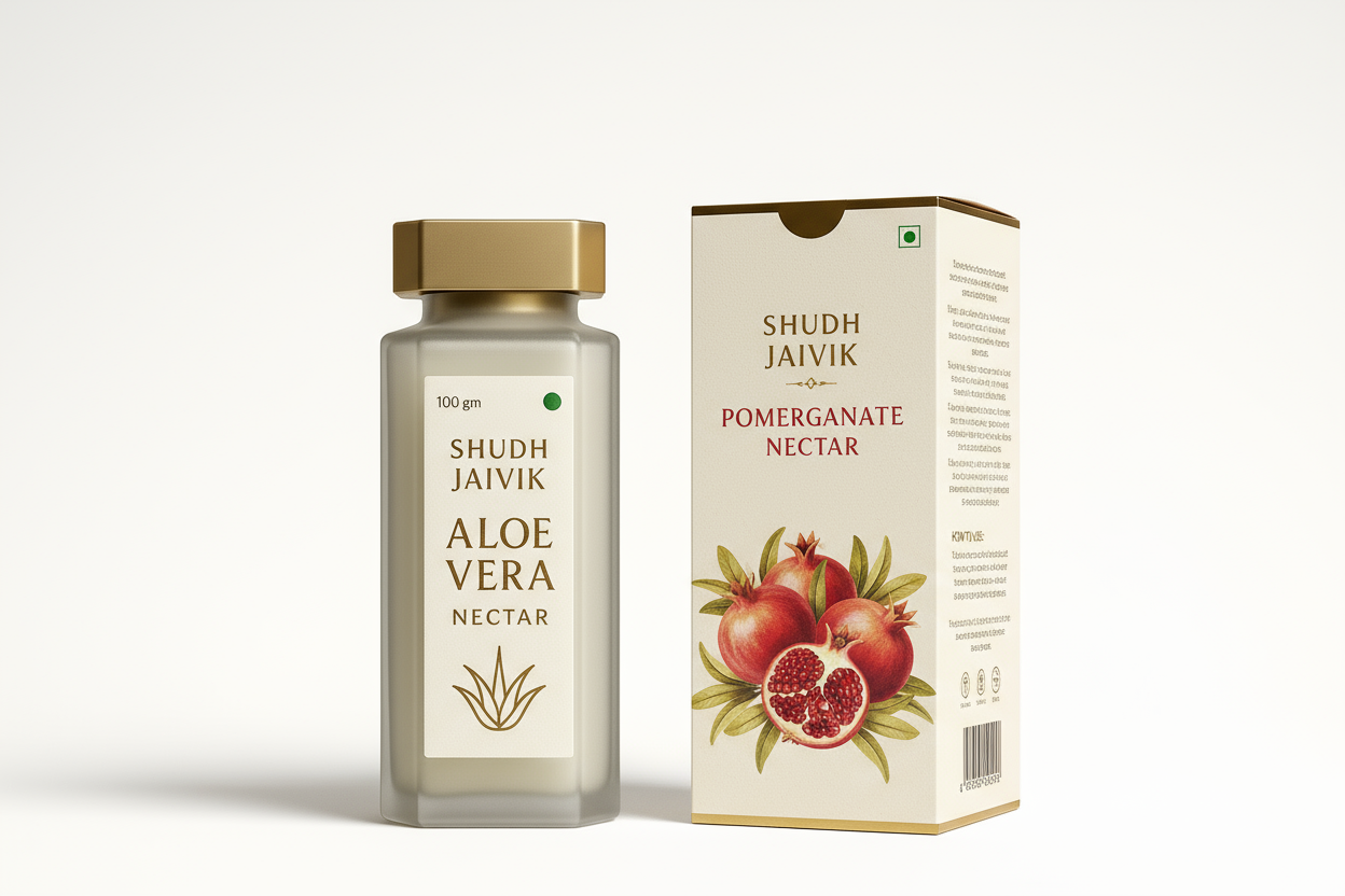 Shudh Jaivik Pomegranate Nectar - With Carton Box