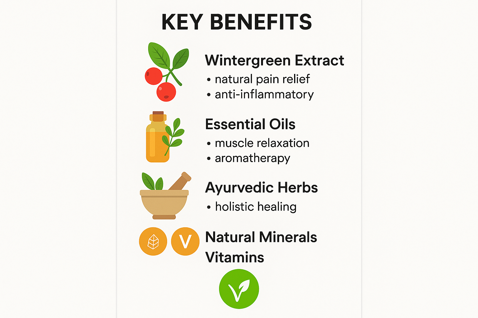 Product Benefits & Ingredients