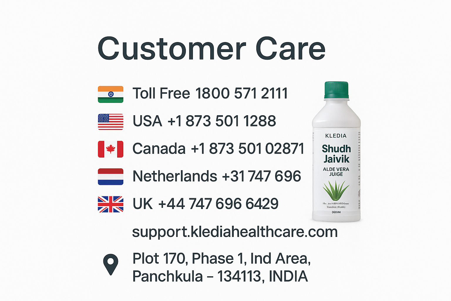Customer Care - Contact Information