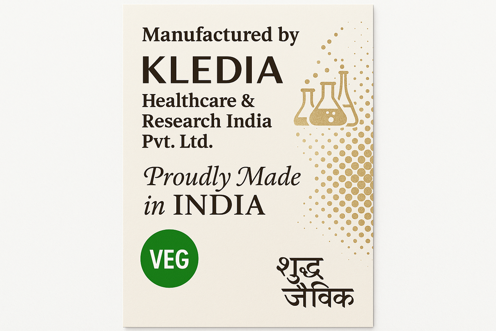 Manufactured by KLEDIA