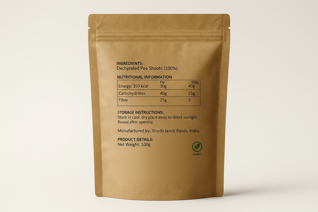 Back Label - Ingredients