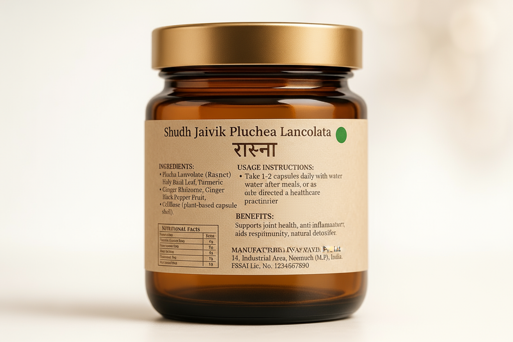 Back Label - Ingredients Side