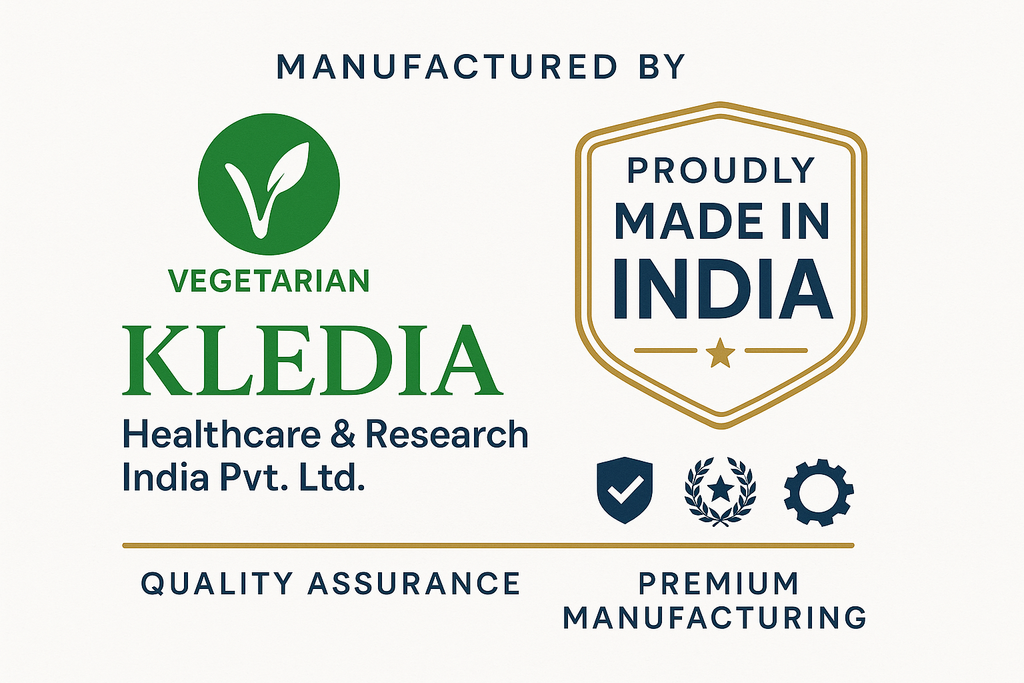 Manufactured by KLEDIA Healthcare