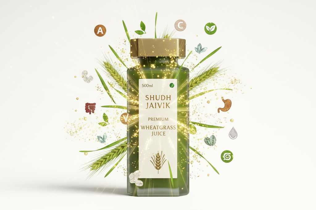 Shudh Jaivik Wheatgrass Juice - Ingredient Benefits