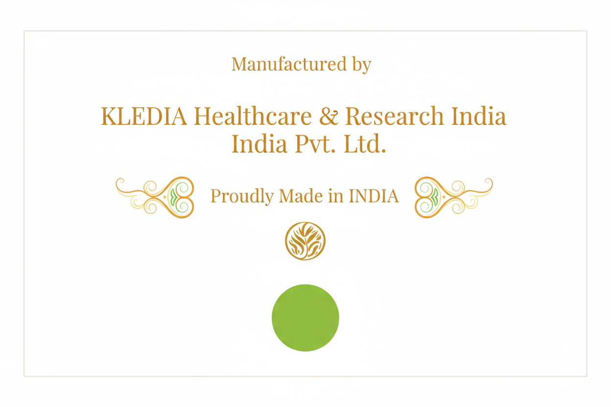 Manufactured by KLEDIA Healthcare