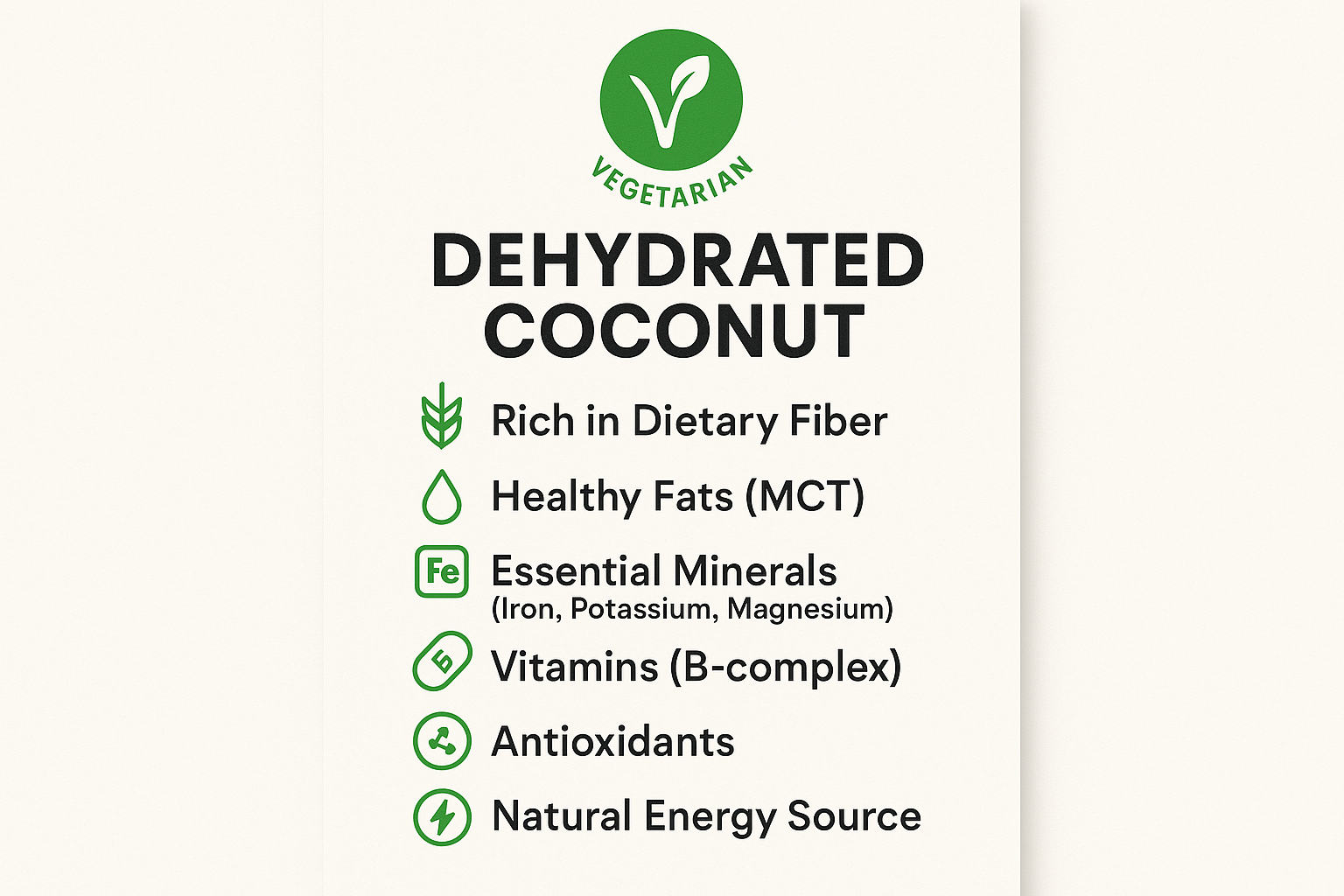 Product Benefits & Nutrition