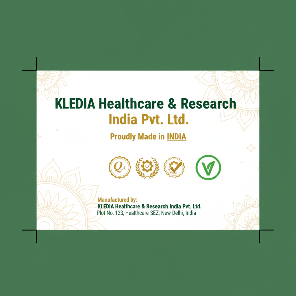 Manufacturer - KLEDIA Healthcare