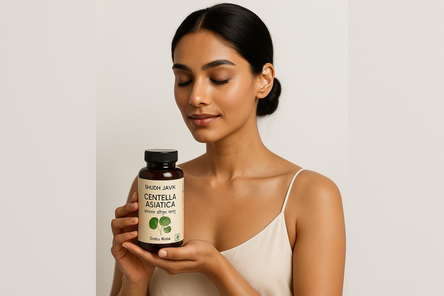 Lifestyle Model Holding Product