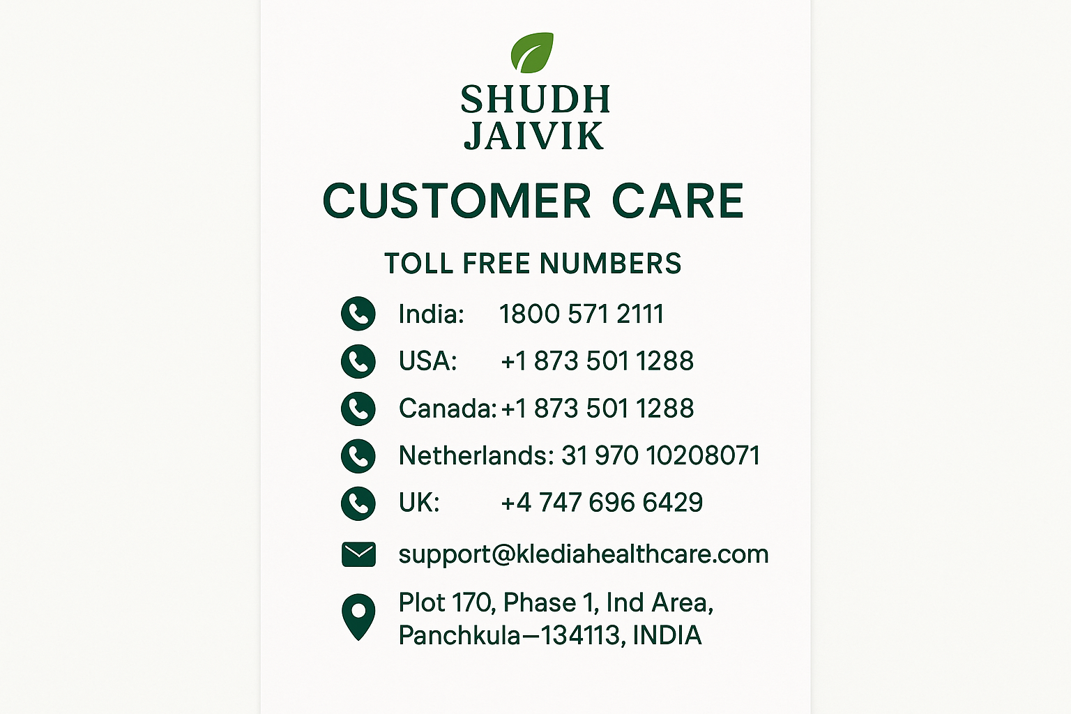 Customer Care Contact