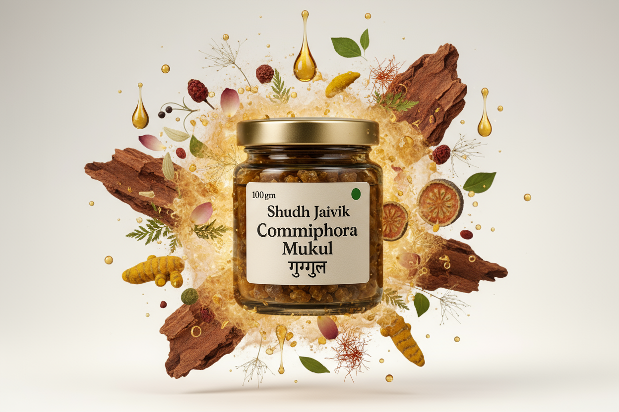 Ingredient Creative with Floating Elements