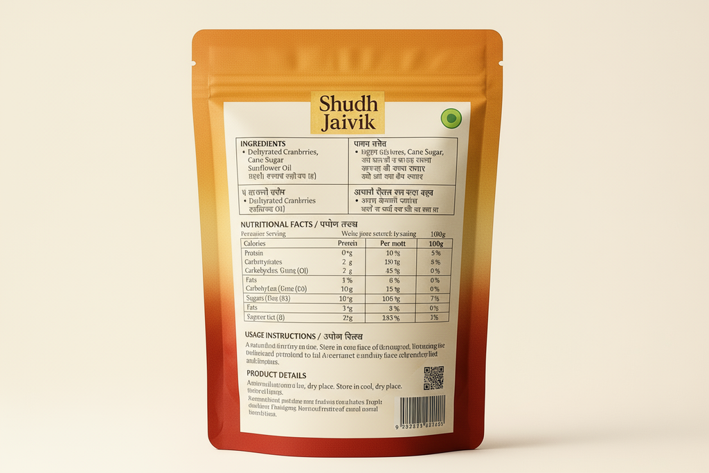 Back Label - Ingredients