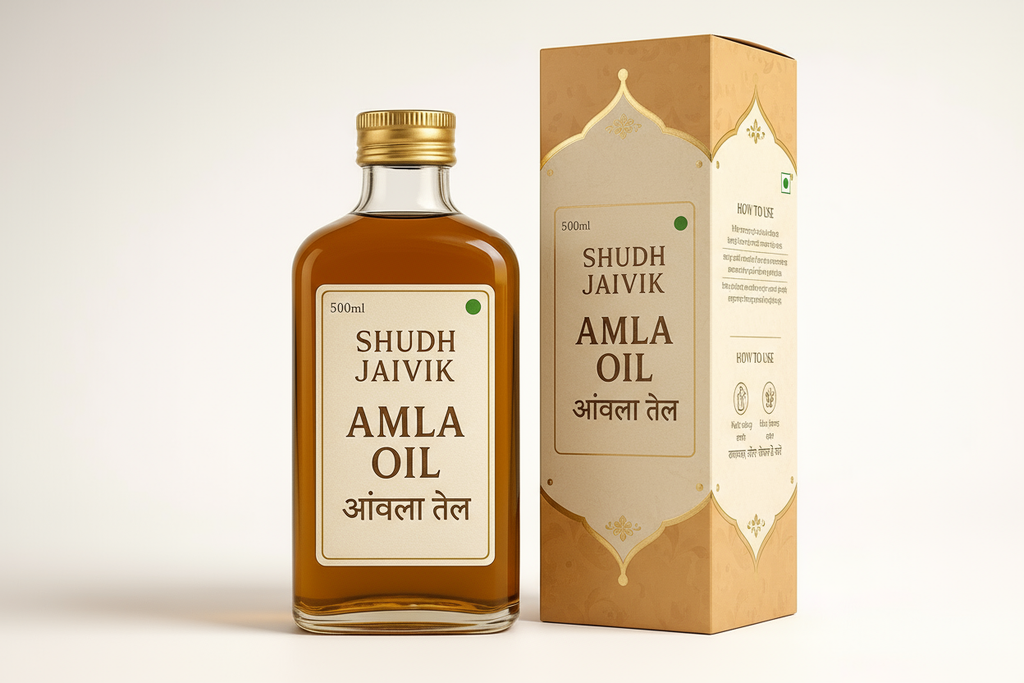 Shudh Jaivik Amla Oil - With Carton Box
