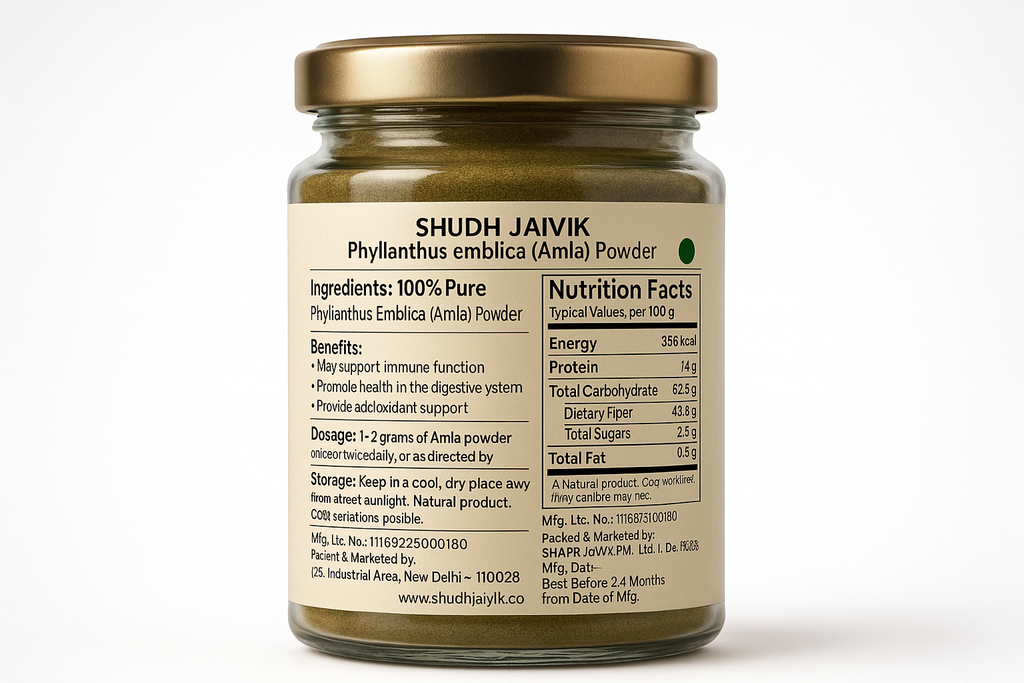 Back Label - Ingredients