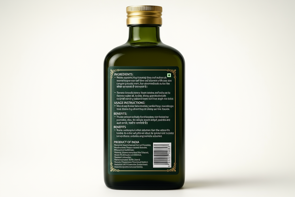 Back Label - Ingredients