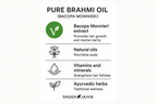 Benefits & Ingredients - Brahmi Oil