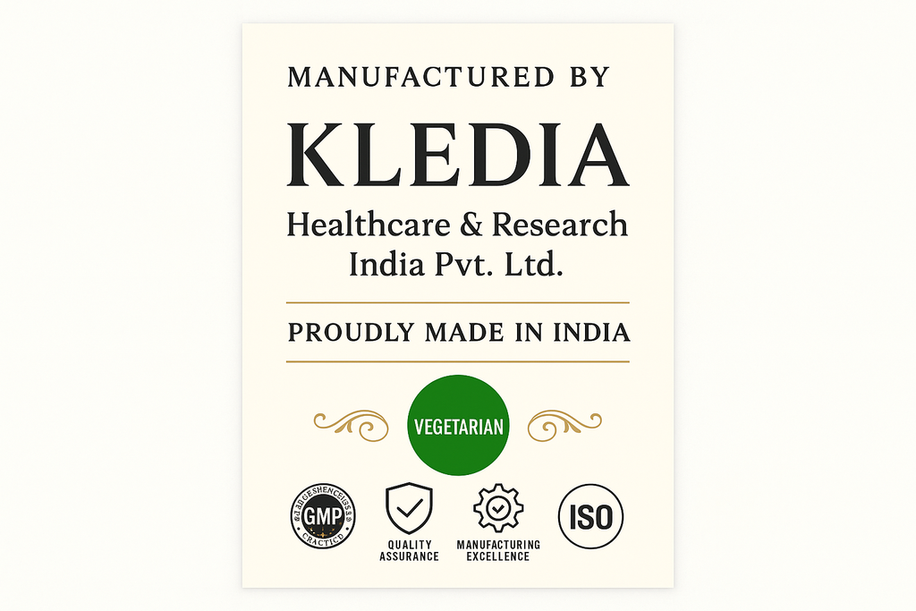 Manufactured By KLEDIA