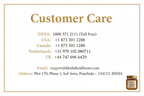 Customer Care Information
