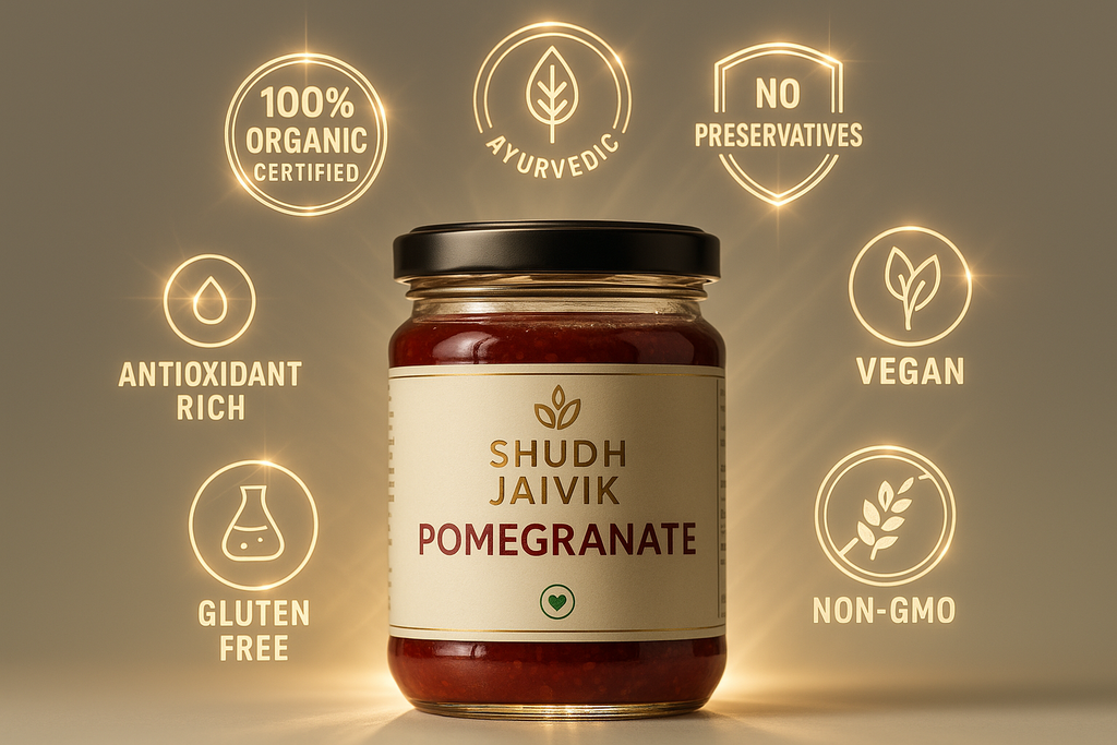 Shudh Jaivik Pomegranate - Trust Badges