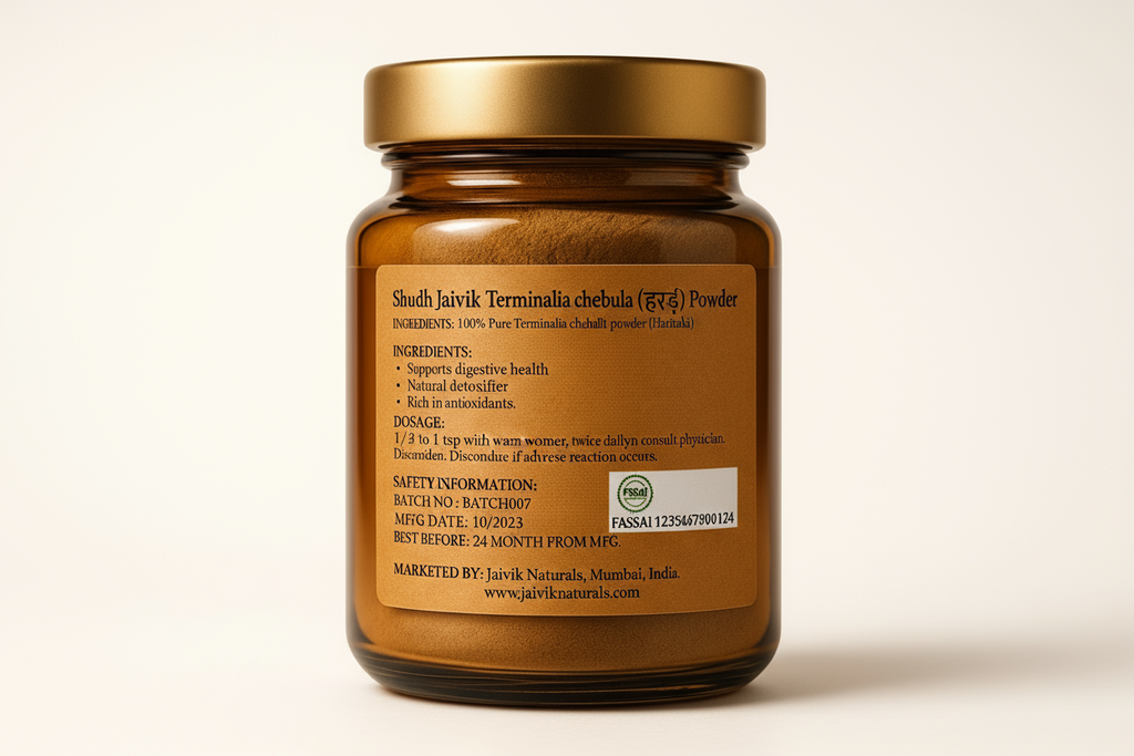 Back Label - Ingredients