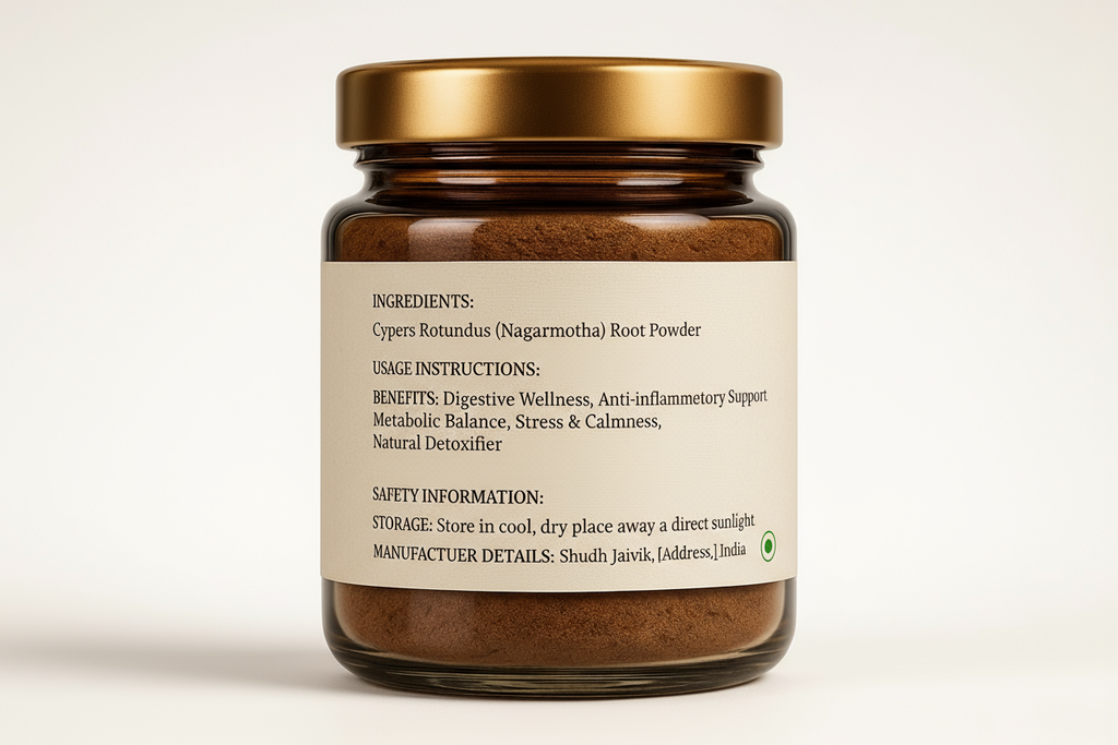 Back Label - Ingredients