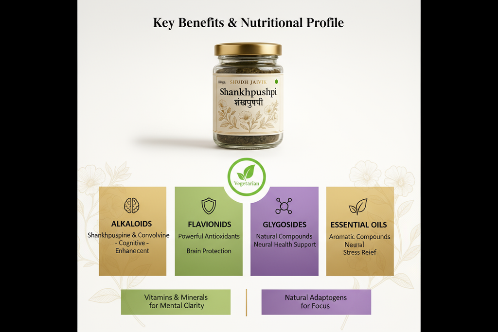 Shankhpushpi Benefits & Ingredients