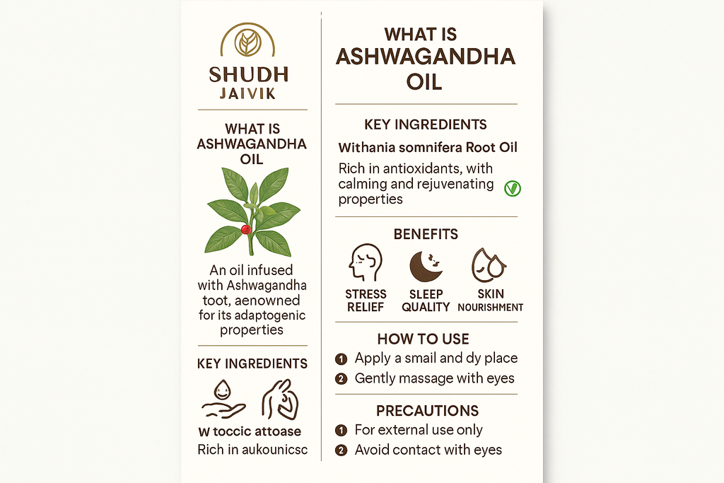 Ashwagandha Oil - Infographic