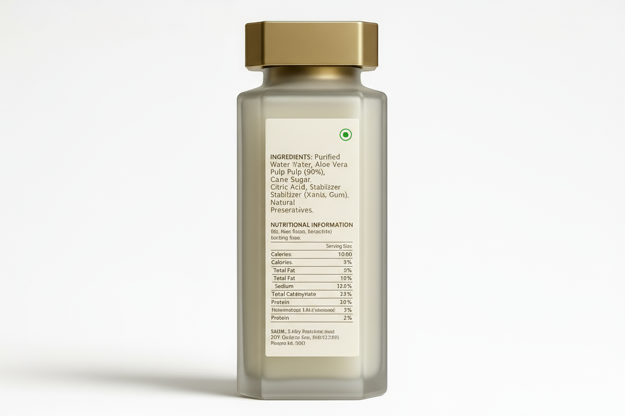 Back Label - Ingredients