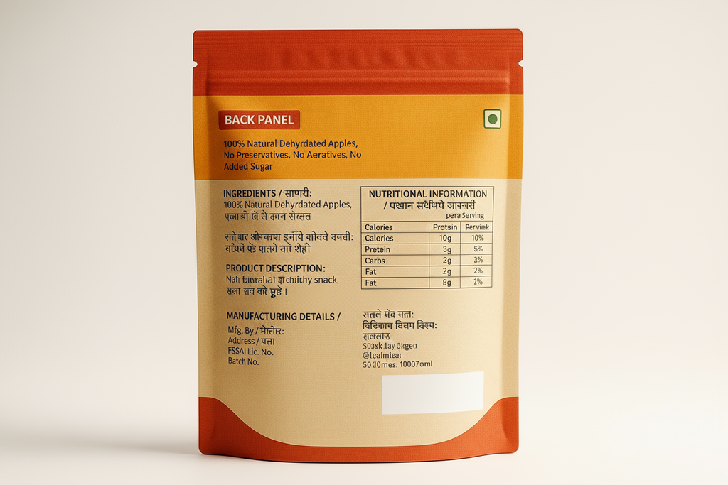 Back Label - Ingredients