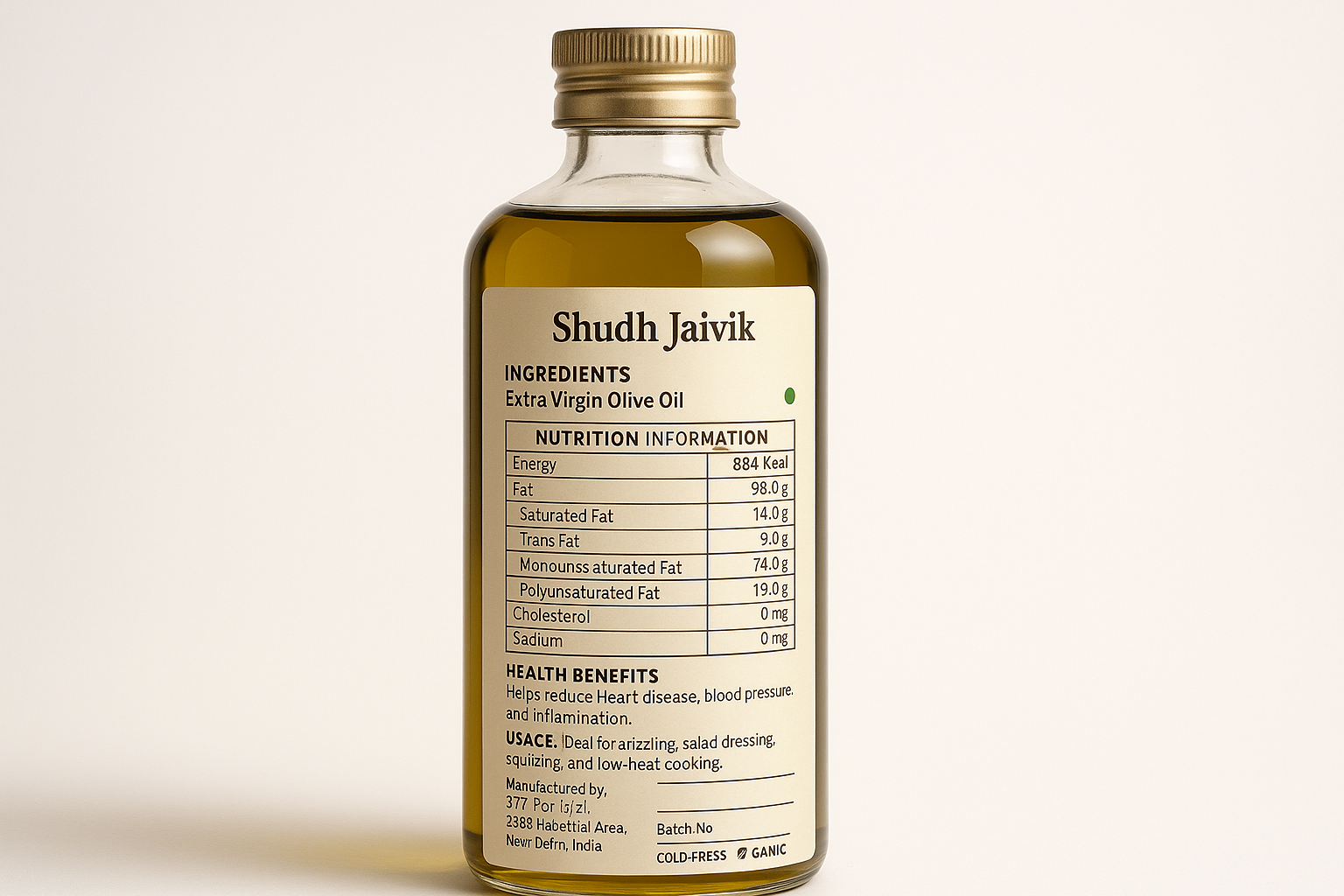 Back Label - Ingredients