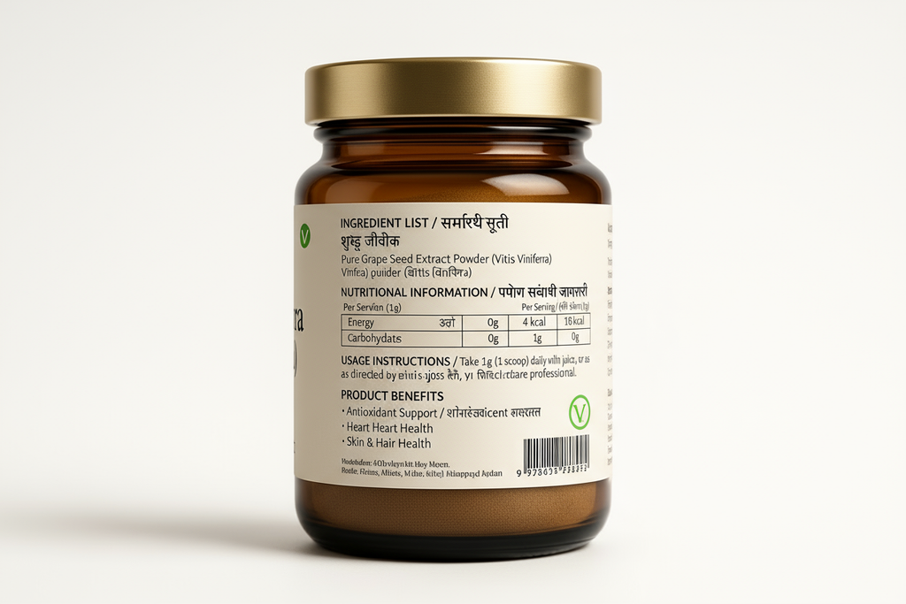 Back Label - Ingredients